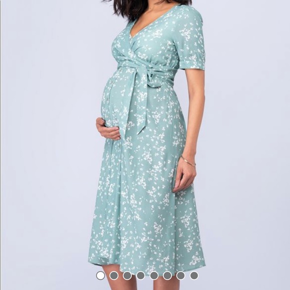 Dresses Sage Green Maternity Nursing Dress Seraphine Poshmark